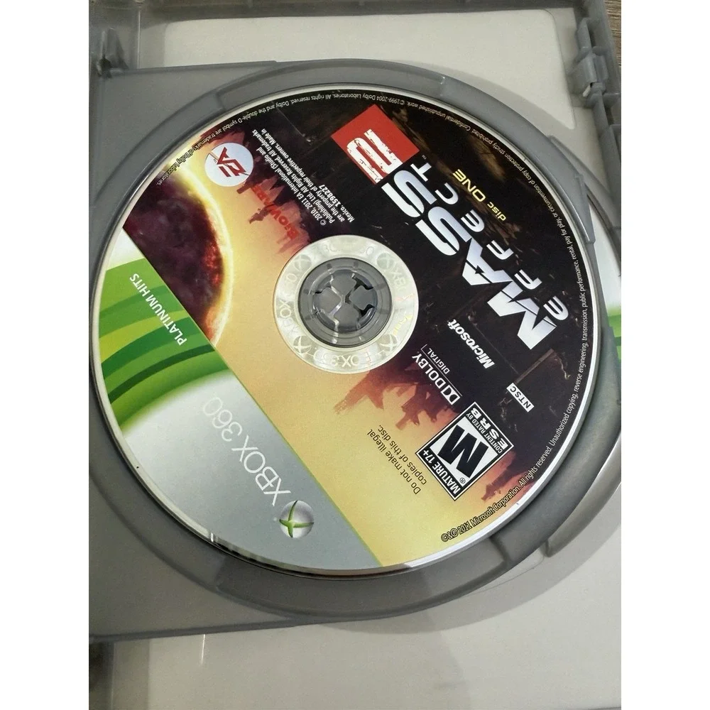 Mass Effect 2 Xbox 360 Video Game CIB Complete Xbox Platinum Hits